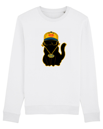 Hip Hop Cat  White