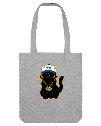 Hip Hop Cat  Heather Grey
