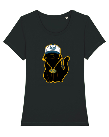 Hip Hop Cat  Black