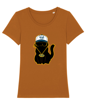 Hip Hop Cat  Roasted Orange