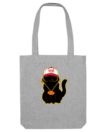 Hip Hop Cat  Heather Grey