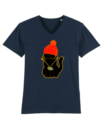 Hip Hop Cat  French Navy