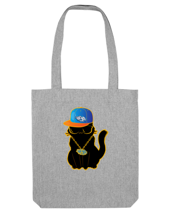 Hip Hop Cat  Heather Grey