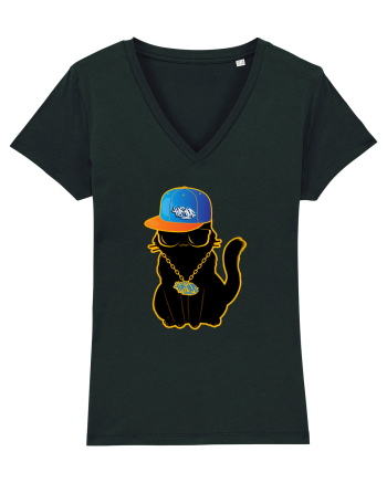 Hip Hop Cat  Black