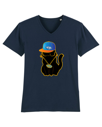 Hip Hop Cat  French Navy