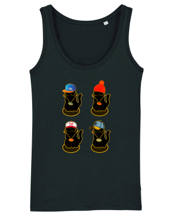 Hip Hop Cat  Black