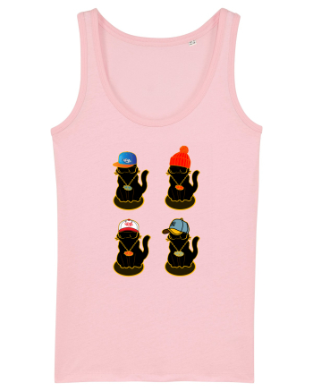 Hip Hop Cat  Cotton Pink