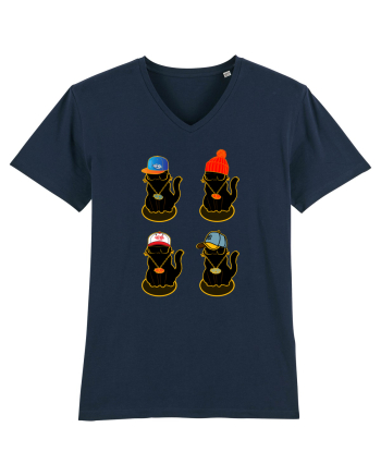 Hip Hop Cat  French Navy
