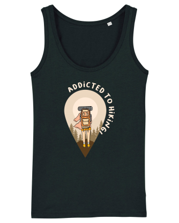 Addicted to Hiking Black