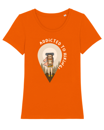 Addicted to Hiking Bright Orange
