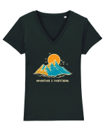 Adventure is Everything Tricou mânecă scurtă guler V Damă Evoker
