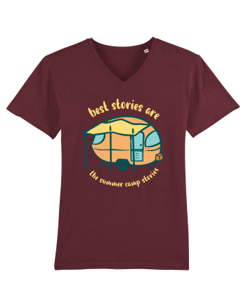Best Stories are the Summer Camp Stories Burgundy