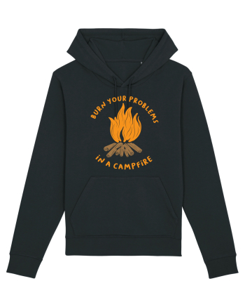Burn Your Problems in a Campfire Black