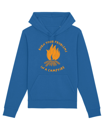 Burn Your Problems in a Campfire Royal Blue