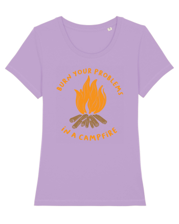 Burn Your Problems in a Campfire Lavender Dawn