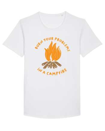 Burn Your Problems in a Campfire White