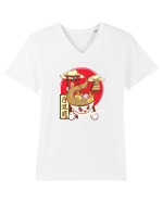 Ramen Warrior Tricou mânecă scurtă guler V Bărbat Presenter