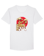 Ramen Warrior Tricou mânecă scurtă guler larg Bărbat Skater