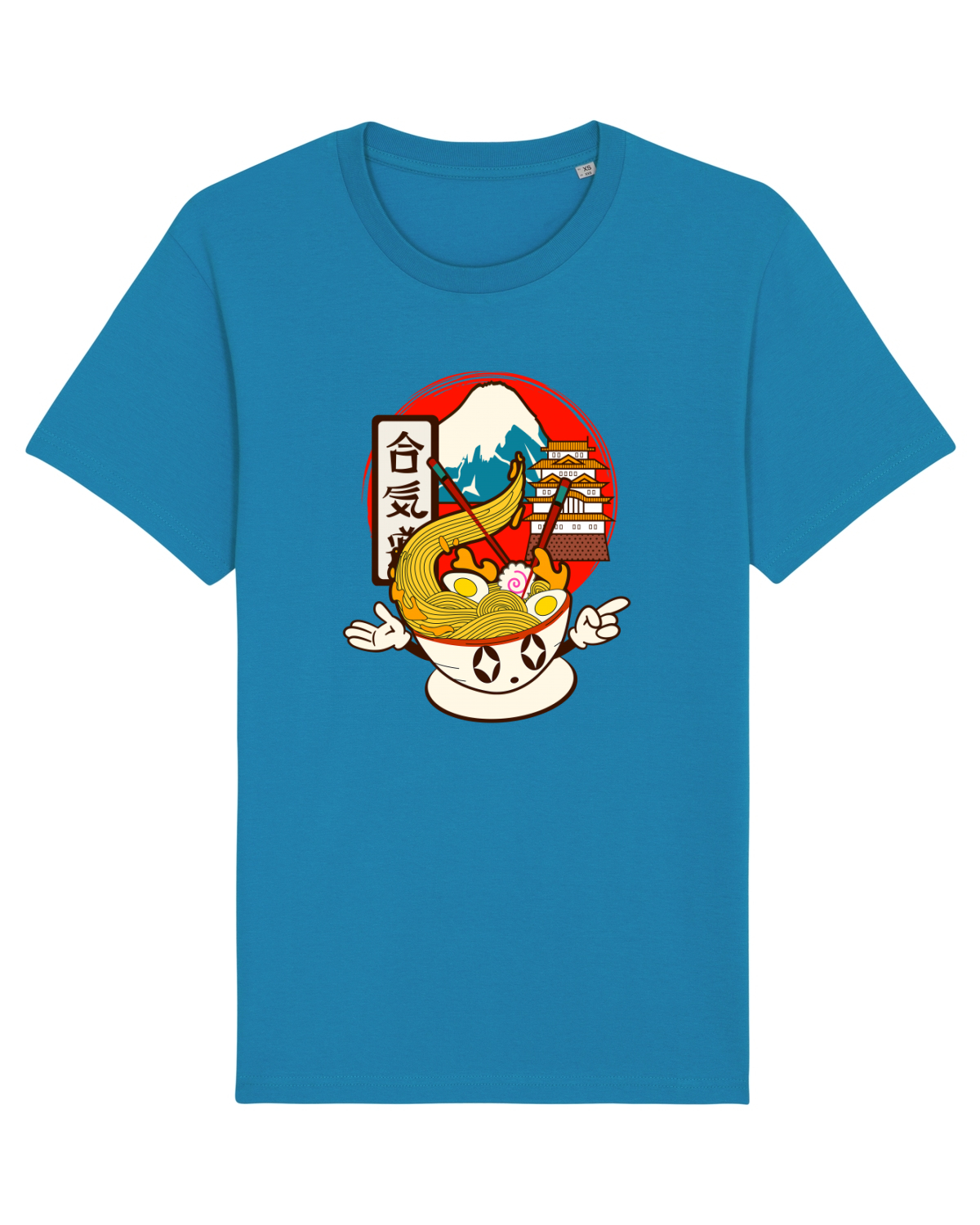 Tricou mânecă scurtă Unisex Rocker Azur