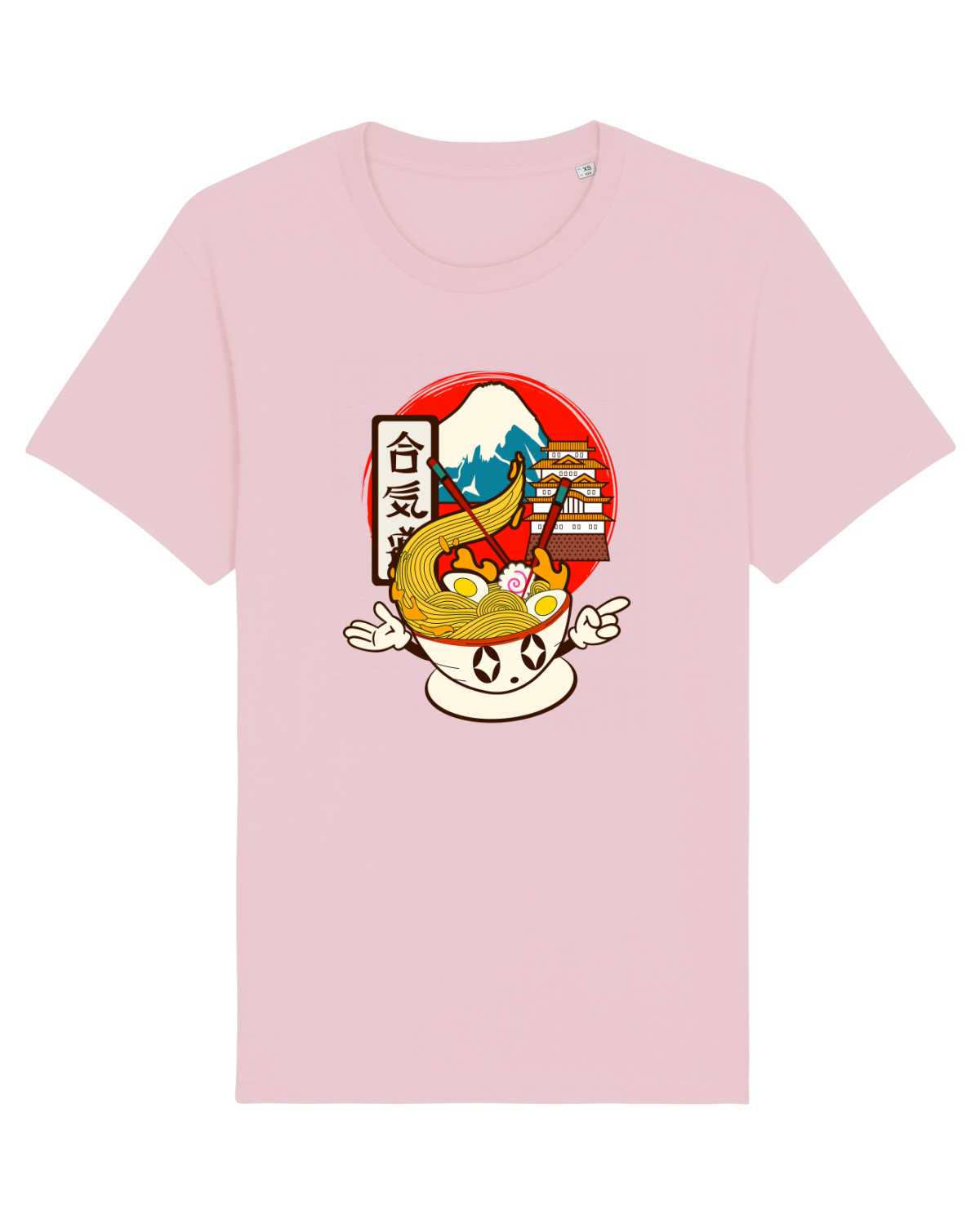 Tricou mânecă scurtă Unisex Rocker Cotton Pink