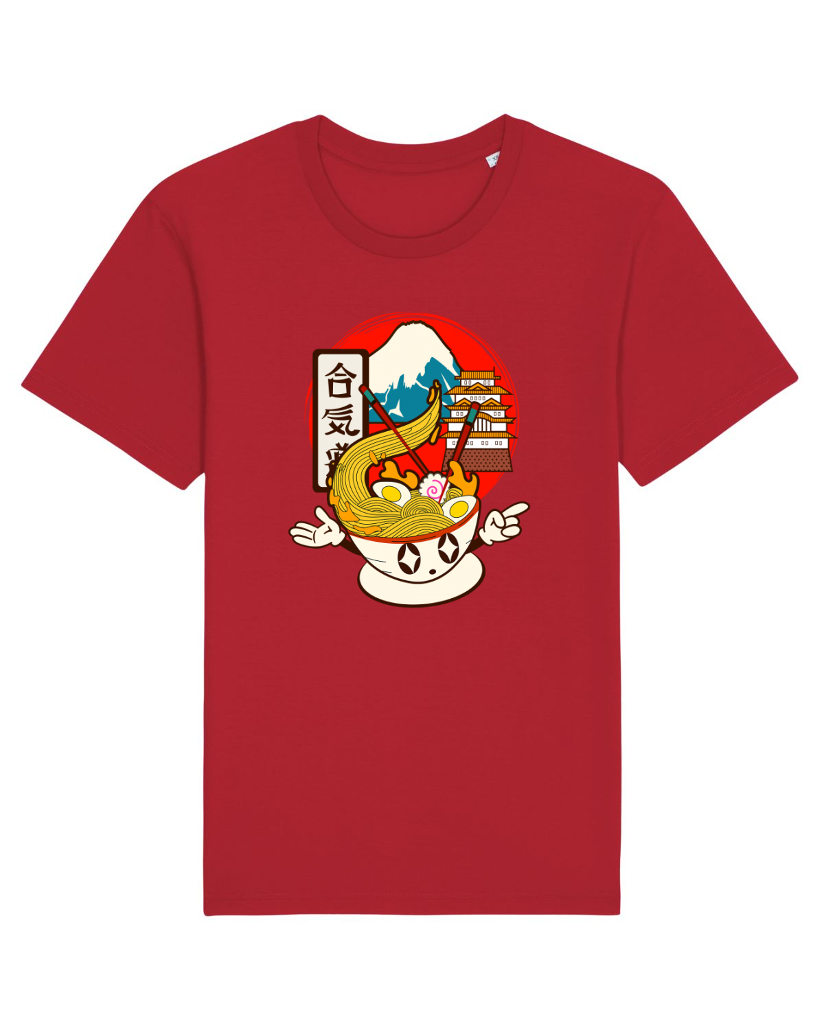 Tricou mânecă scurtă Unisex Rocker Red