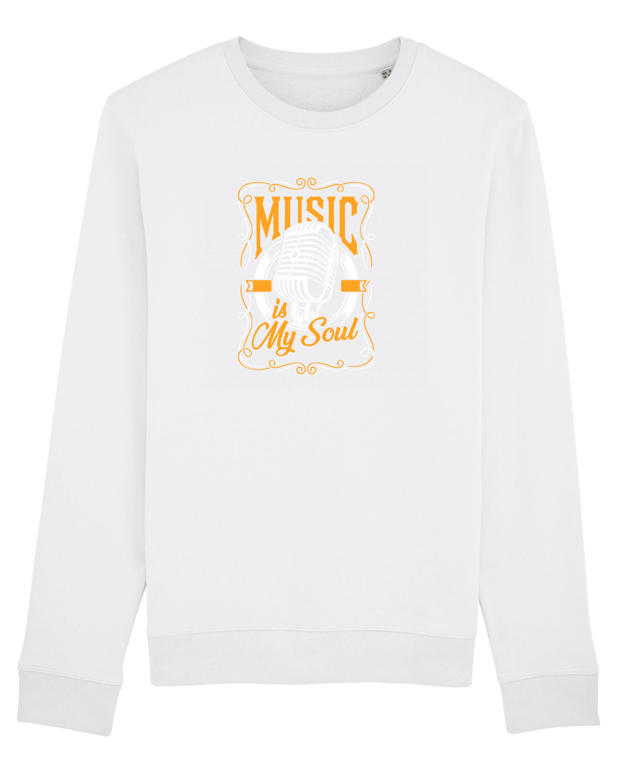 Bluză mânecă lungă Unisex Rise White