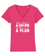 PLAN Tricou mânecă scurtă guler V Damă Evoker