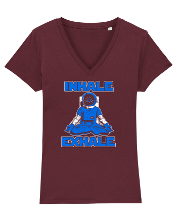 INHALE EXHALE Burgundy