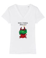 Banu-i ochiul dracului Tricou mânecă scurtă guler V Damă Evoker