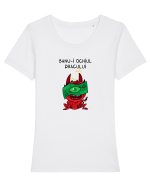 Banu-i ochiul dracului Tricou mânecă scurtă guler larg fitted Damă Expresser