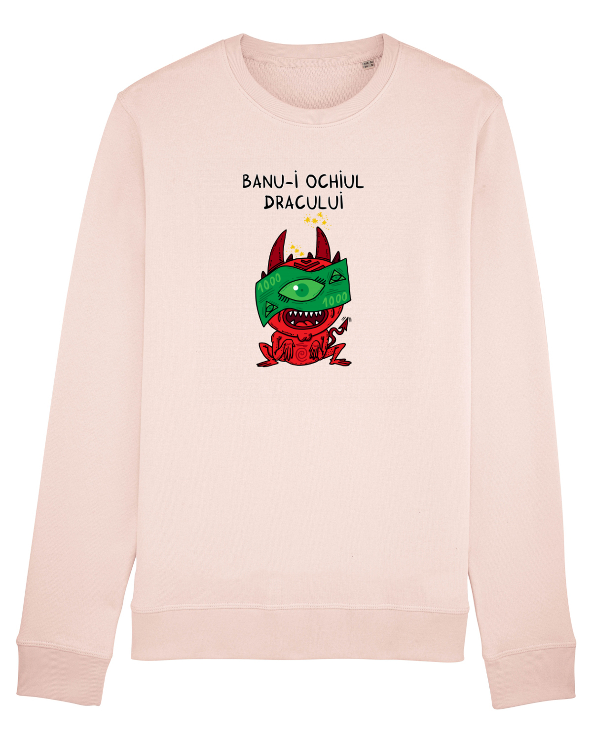 Bluză mânecă lungă Unisex Rise Candy Pink