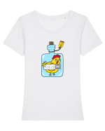 COCOȘanel Tricou mânecă scurtă guler larg fitted Damă Expresser
