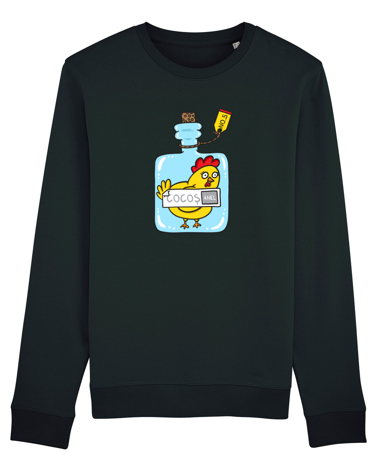 Bluză mânecă lungă Unisex Rise Black