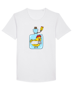 COCOȘanel Tricou mânecă scurtă guler larg Bărbat Skater