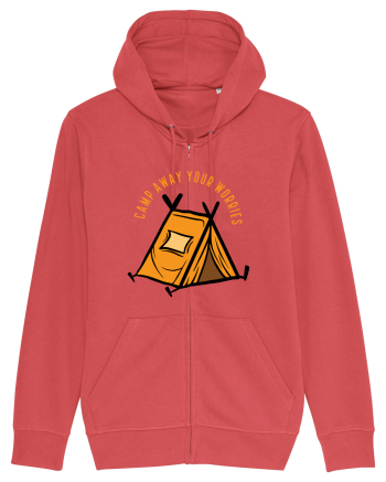 Camp Away Your Worries Carmine Red
