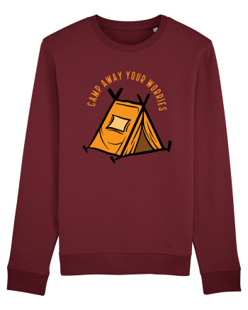 Camp Away Your Worries Burgundy