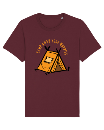 Camp Away Your Worries Burgundy