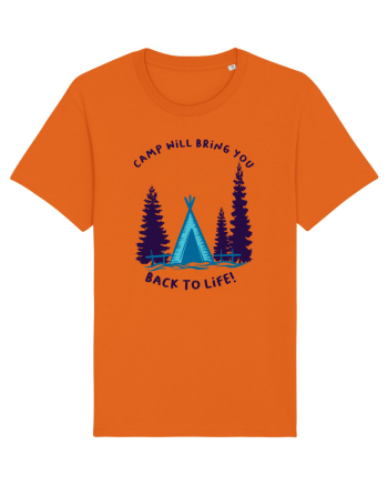 Camp Will Bring You Back to Life! Bright Orange