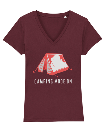 Camping Mode On Burgundy