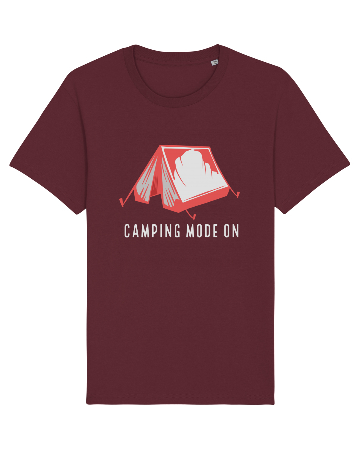 Tricou mânecă scurtă Unisex Rocker Burgundy
