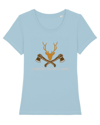 Camping Season is Here! Sky Blue