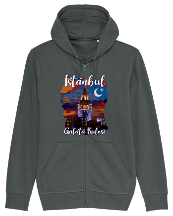 Istanbul Galata Kulesi Anthracite