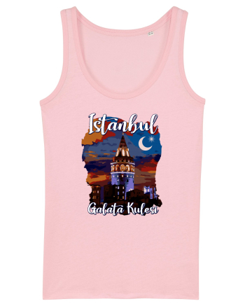 Istanbul Galata Kulesi Cotton Pink