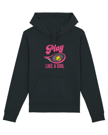 Play like a girl. Black