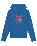 Play like a girl. Hanorac Unisex Drummer