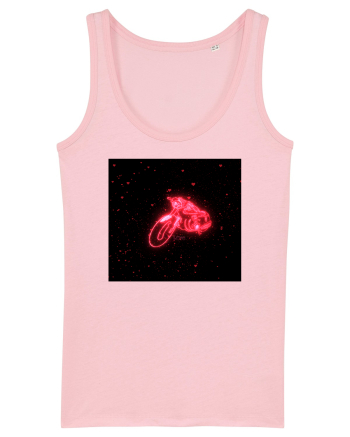 Hearts café racer Cotton Pink