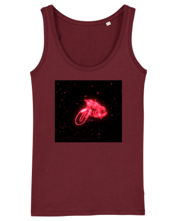 Hearts café racer Burgundy