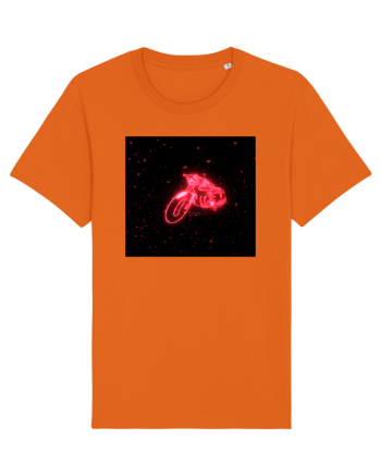 Hearts café racer Bright Orange