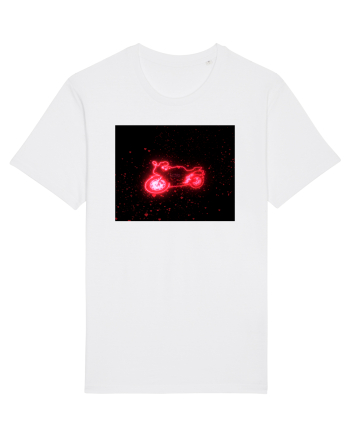 Hearts sport moto White