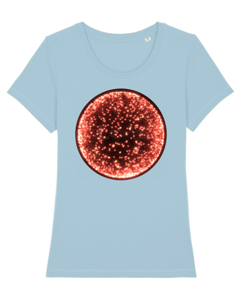 Hearts globe Sky Blue